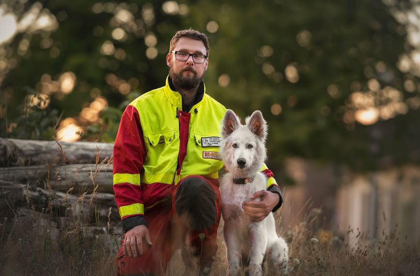 Andreas Förstemann ist Staffelleiter der Rettungshundestaffel.