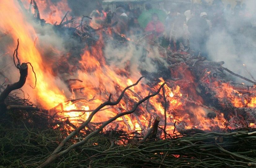 Ein Osterfeuer wird es auch seit langer Zeit wieder in Straupitz geben.