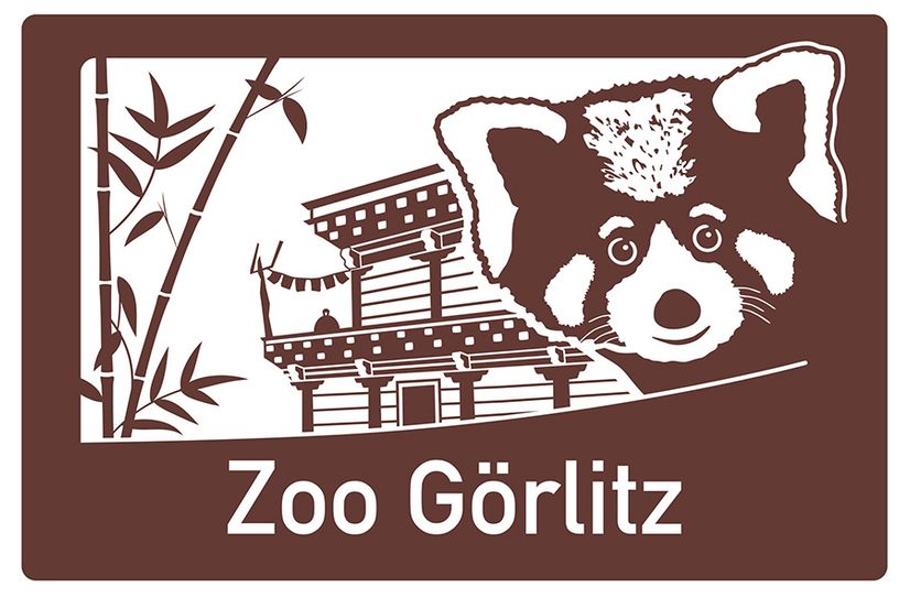 So sieht das Autobahnschild des Görlitzer Tierparks aus.