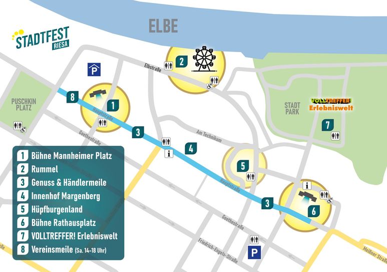 Lageplan Stadtfest