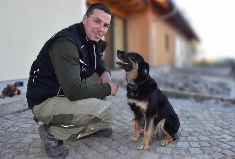 Für die Vierbeiner immer unterwegs: Veterinärmediziner Thomas Bauz.