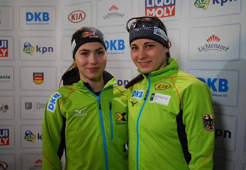 Anna Seidel (li.) und Bianca Walther. Foto. Claudia Trache
