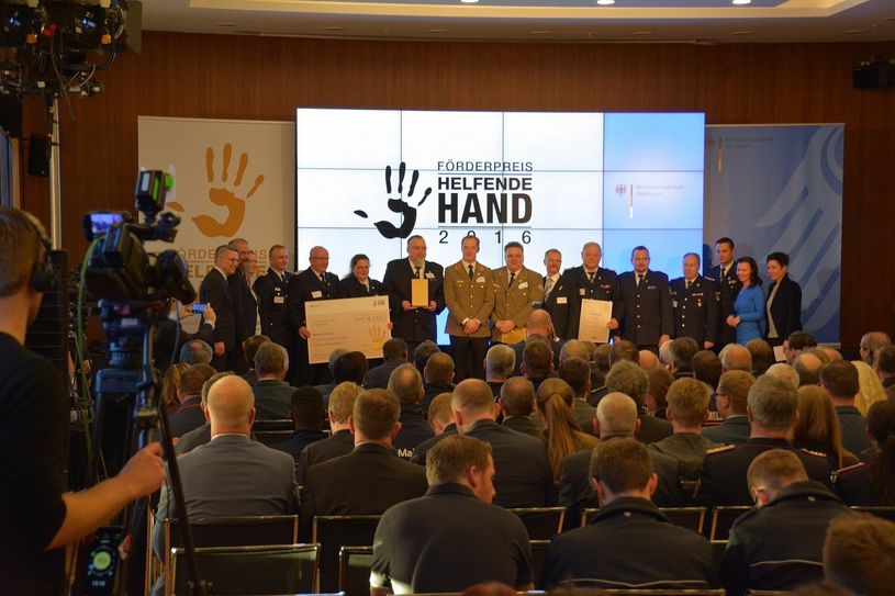 Das Projekt „Sicheres Flüchtlingsheim“ wird ausgezeichnet. Foto: Polizei