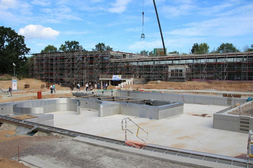 Aufnahme aus der Bauzeit, August 2020 / Foto: Pönisch
