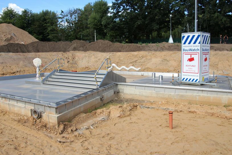 Das neue Kinderbecken, August 2020