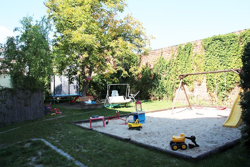 Der besagte Spielplatz hat auf diesem Bild gerade Pause...