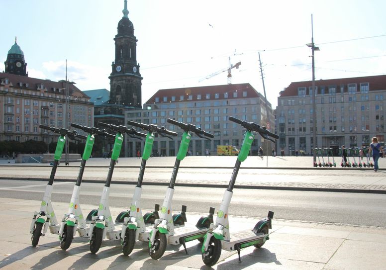 Die E-Scooter sind wieder zurück Foto: Pönisch