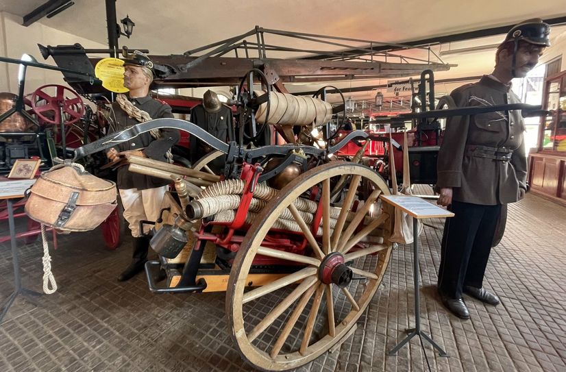 Historischer Löschwagen