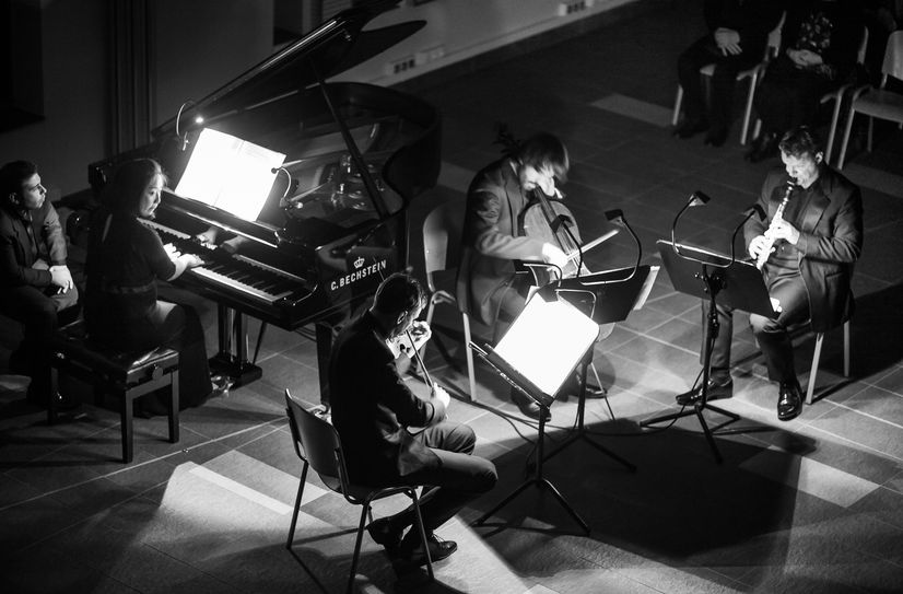 Aufführung des Messiaen-Quartetts bei den Messiaen-Tagen 2018.