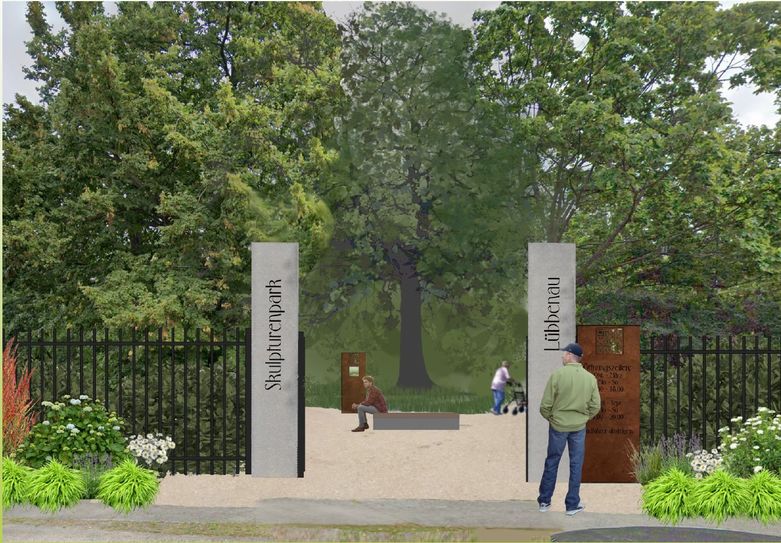 Konzept Alter Friedhof Lübbenau - Skulpturenpark