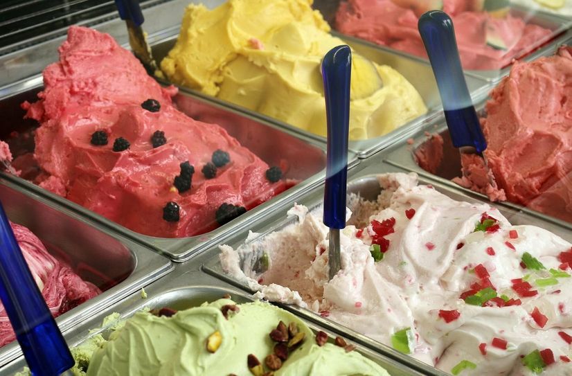 Zum Kindertag eine Kugel Eis gratis.