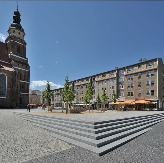 Am 27. Juni findet auf dem Oberkirchplatz in Cottbus eine Führung zum Tag der Architektur statt. Foto: Nagler-Dieck
