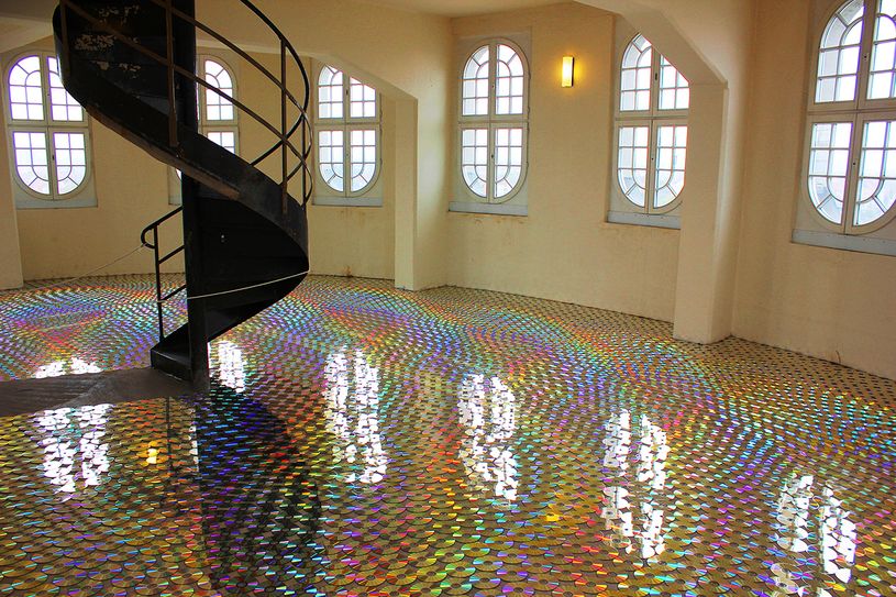 Spectroval Projekt, Ernemannturm Dresden 2015. Foto: Detlef Schweiger