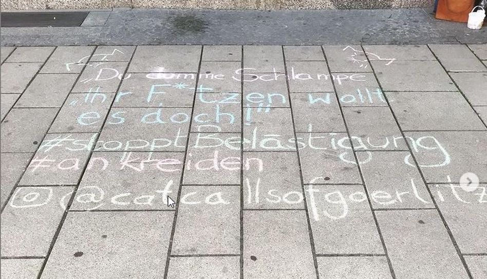 Drei der Catcalls auf catcallsofgoerlitz. Fotos: Instagram/catcallsofgoerlitz
