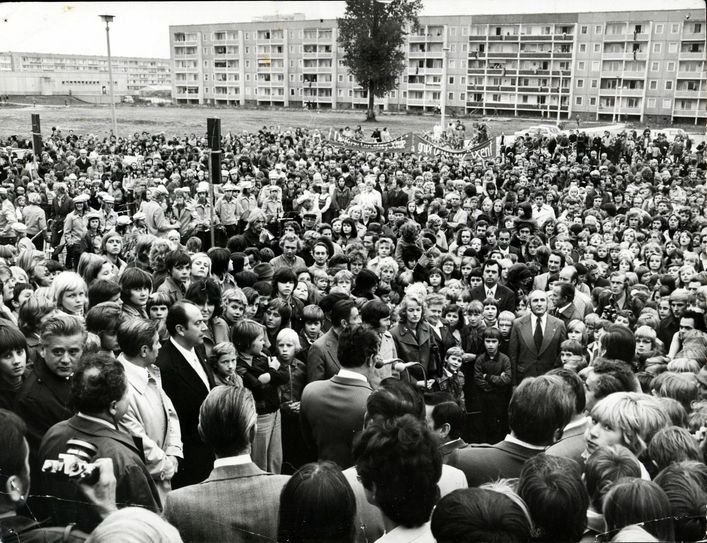 Das Hallenbad Delphin in Lübbenau wurde am 1. Oktober 1976 eingeweiht. Foto: Hans-Joachim Nemitz