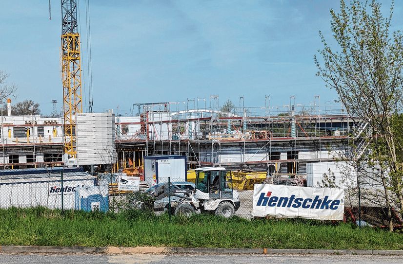 Hentschke Bau errichtet das neue Ärztehaus mit Elbblick.