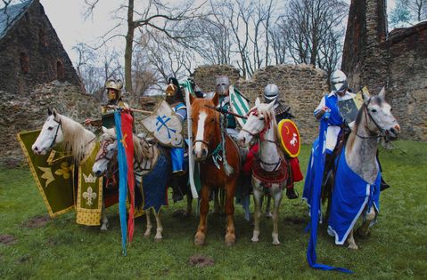 Lanzenstechen hoch zu Ross am 5. und 6. April  im Klosterpark Altzella.