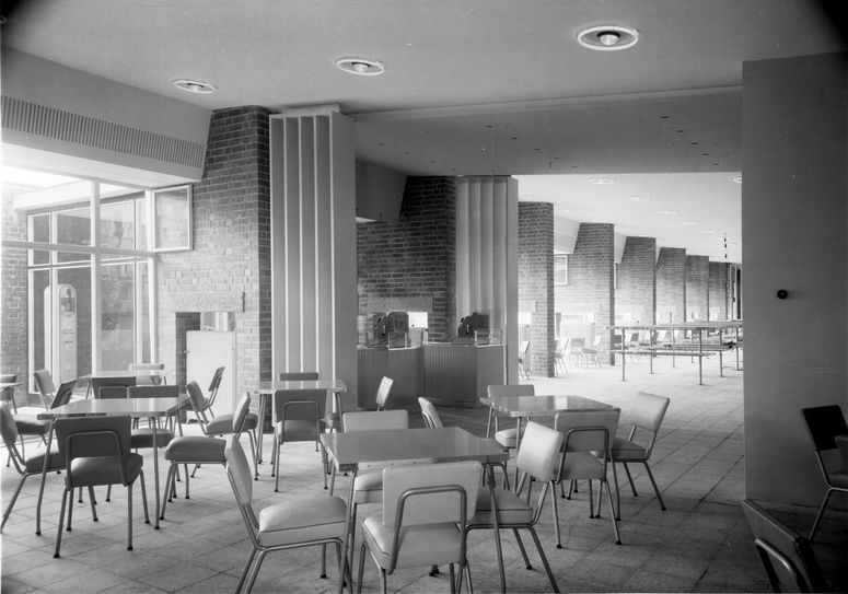 Blick ins Innere. Foto: VEB Hochbauprojektierung, Archiv der Stiftung Sächsischer Architekten