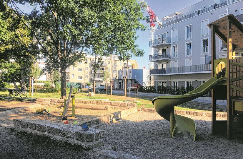 Aus der Grünen Ecke in der Friedrichstadt wurde jetzt die Grüne Mitte.