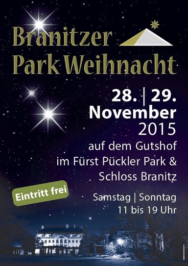 Das Logo der Branitzer Park Weihnacht. Grafik: PR