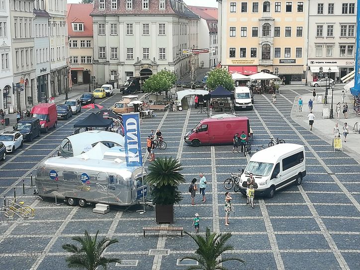 Der Zittauer Marktplatz wird Schauplatz vieler der vom Gewerbe- und Tourismusvereins „Zittau lebendige Stadt“ geplanten Aktionen. Foto: Verein