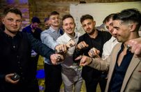 German-Bowl-Gewinner mit ihren passgenau angefertigten Ringen.