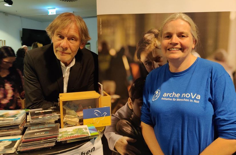 Andreas Grosse, Organisator von "Musik zwischen den Welten", unterstützt die Projekte von arche noVa seit 2013.