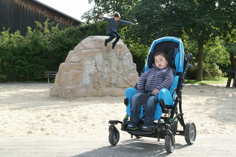 Springen, das kann Finn nicht...