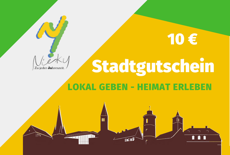 Der Stadtgutschein ist auf 2500 Stück limitiert. Foto: Große Kreisstadt Niesky