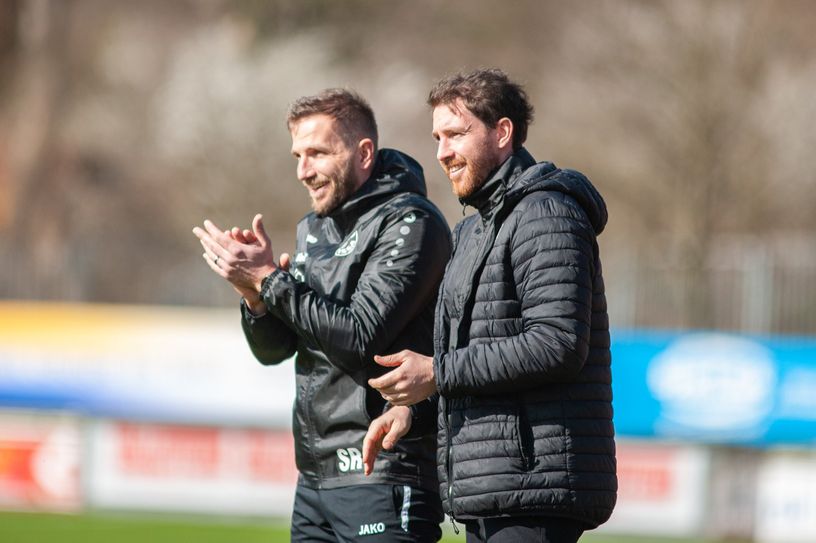Die Verträge von Trainer Stefan Richter (links) und Co-Trainer Torsten Marx werden nicht verlängert.