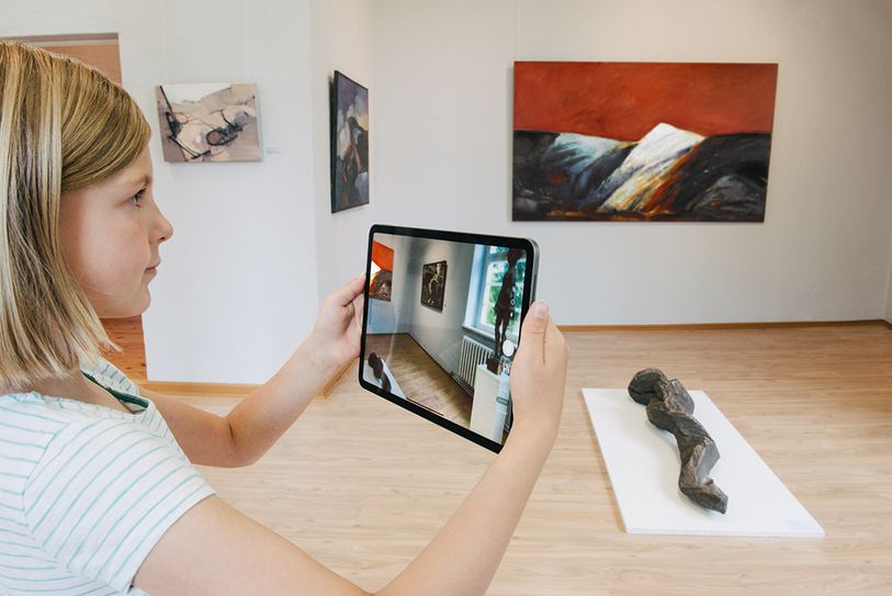 Virtuell und analog die Kunstsammlung Lausitz entdecken. Foto: Rasche