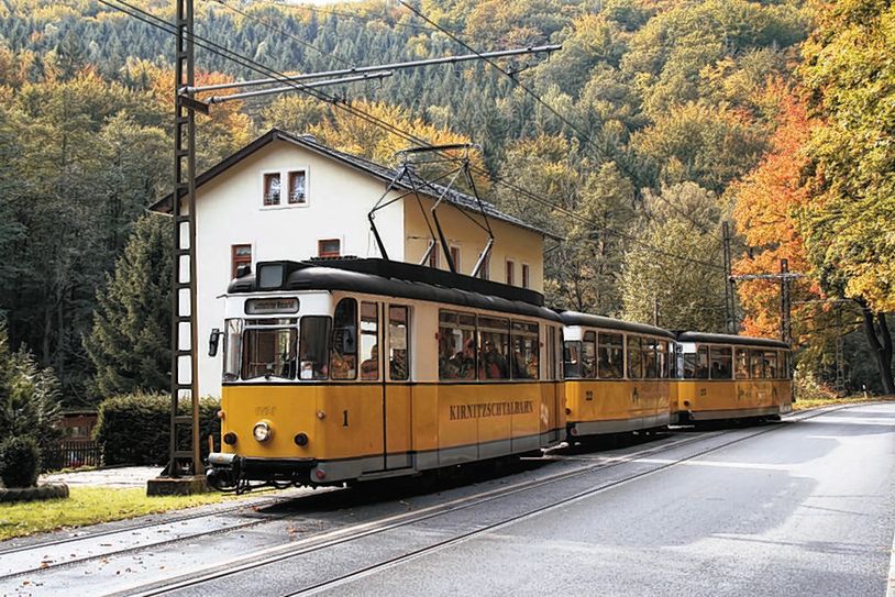 Die Kirnitzschtalbahn fuhr am 27. Mai vor 120 Jahren das erste Mal.            Foto: Archiv