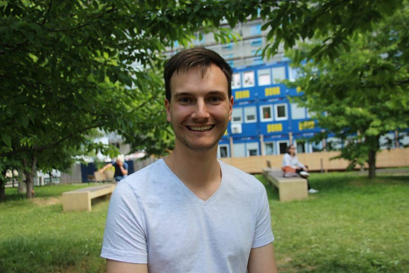 Felix Pischel: "Lieber analog als digital." Foto: Pönisch
