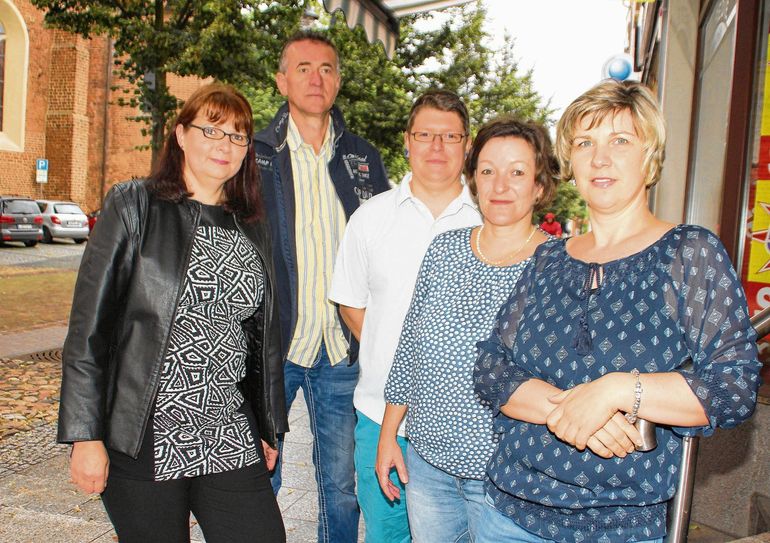 Simone Klunker (stellvertretende Vorsitzende), Bodo Bauer (Beisitzer), Claudius Beeg (Beisitzer), Susanne Melchior (Vorsitzende) v.l.. Nicht auf dem Foto: Stefan Brochwitz (Beisitzer) und Tino Schuster (Kassenwart). Foto: Lübeck