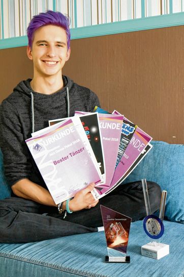 ...was vor zehn Jahren mit einem 12. Platz begann, ist heute ein bunter Strauß Urkunden. Foto: Mandy Fürst