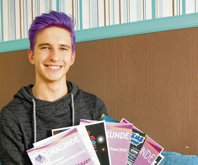 Hip-Hopper Tony Schwadtke kann tanzen und sahnt Urkunden ab... Foto: Mandy Fürst