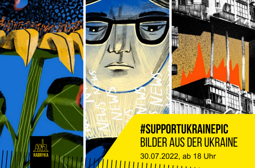 Die Ausstellung "#SupportUkrainePic - Bilder aus der Ukraine" wird bis Oktober gezeigt und kann zu den Öffnungs- und Veranstaltungszeiten der Rabryka kostenlos besucht werden.