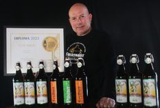 Ideen notiert sich Markus Klosterhoff mit Vorliebe natürlich auf irgendeinem Bierdeckel in seiner Nähe, besoders dann, wenn es im Kessel brodelt.