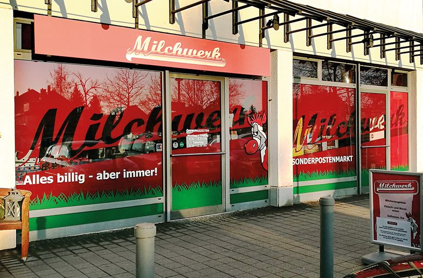 Ein Outlet für Lebensmittel - die Idee, die offenbar funktioniert.