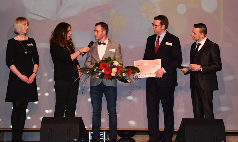 Feierliche Preisverleihung "Cottbuser des Jahres 2017" am 20.03.2018 im Stadthaus Cottbus. Daniel Böttcher holte sich den Titel. Foto: Michael Helbig