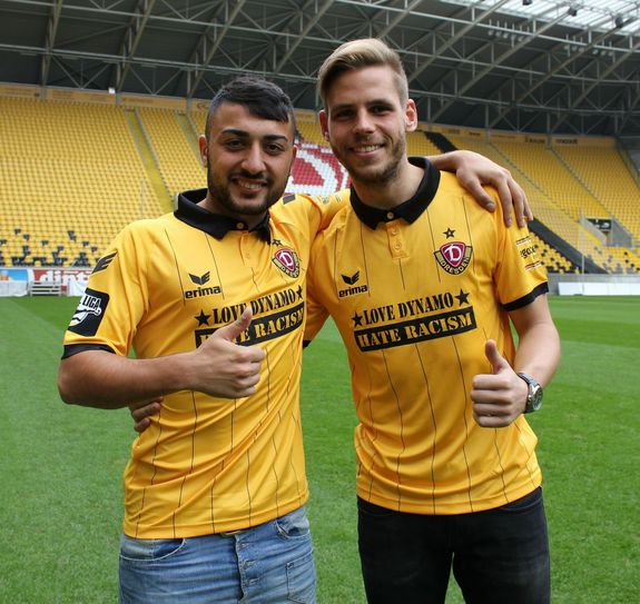 Aias Aosman li. und Justin Eilers (Foto: PR/Dynamo Dresden)