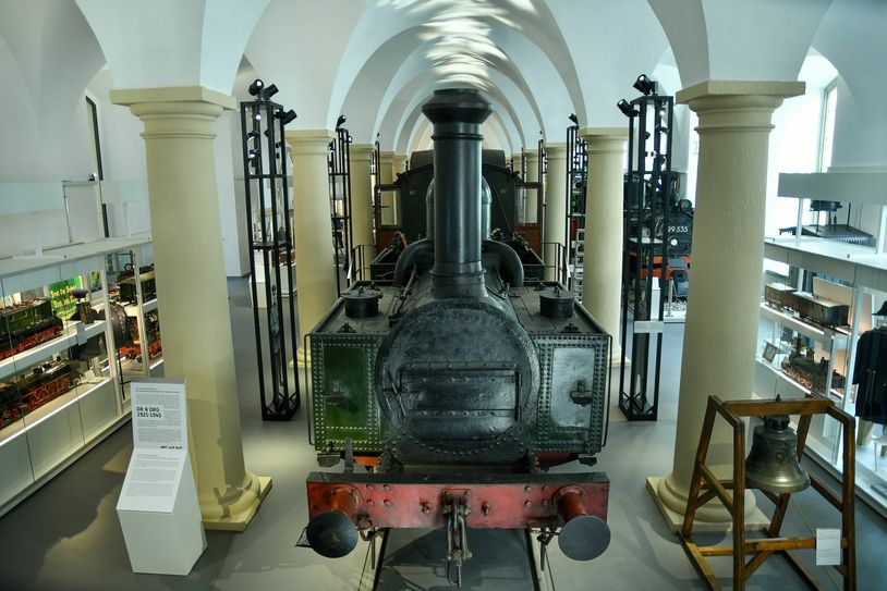 Die älteste komplett erhaltene deutsche Lok „Muldenthal«                                       Foto: Verkehrsmuseum Dresden