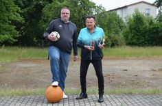 Andre Müller und Roland Wehner gehören zum Orga-Team der Special Olympics.