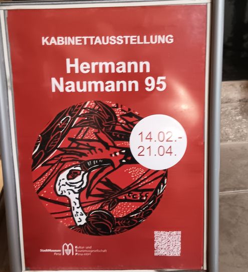 Das Plakat zur Kabinettausstellung im Pirnaer StadtMuseum.