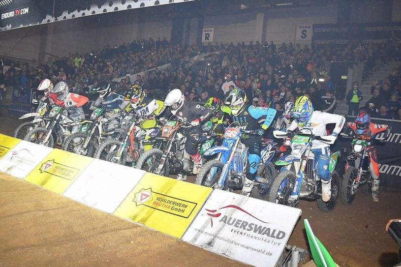 Die Sachsenarena Riesa ist wieder Austragungsort der SuperEnduro WM.