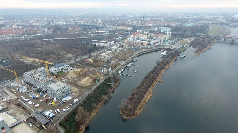 Blick auf die Hafenxity Foto: USD