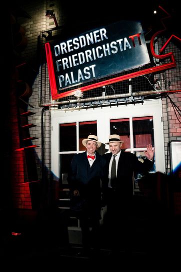 Thomas Schuch und Micha Winkler (v.l.) wollen am 19.Mai spielen, dürfen aber nur 44 Plätze belegen. Foto: Schuch-Wiens