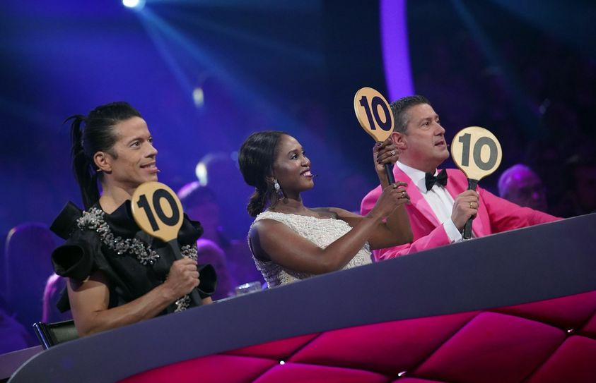 Die Let's Dance Jury: v.l. Jorge Gonzalez, Motsi Mabuse und Joachim Llambi. Foto: MG-RTL-D-Stefan Gregorowis