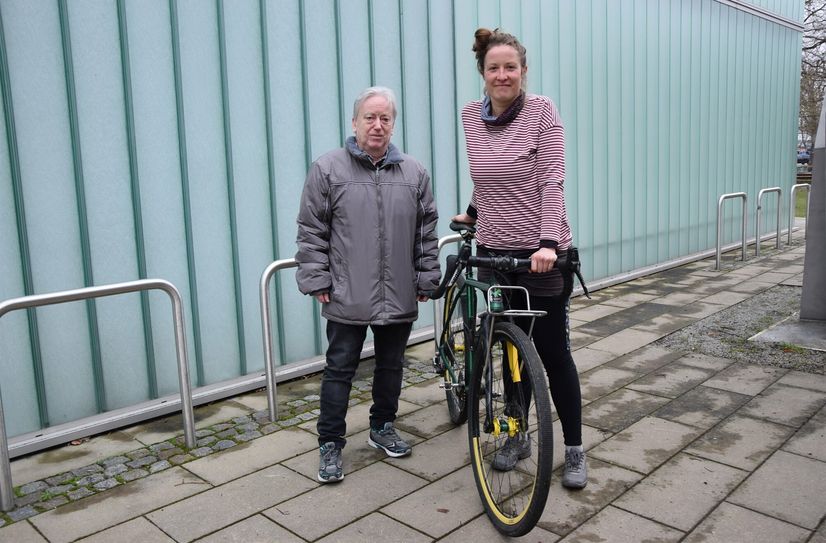 Holger Drescher und Isabell Gall wollen Hoyerswerda zur Fahrradstadt weiterentwickeln.