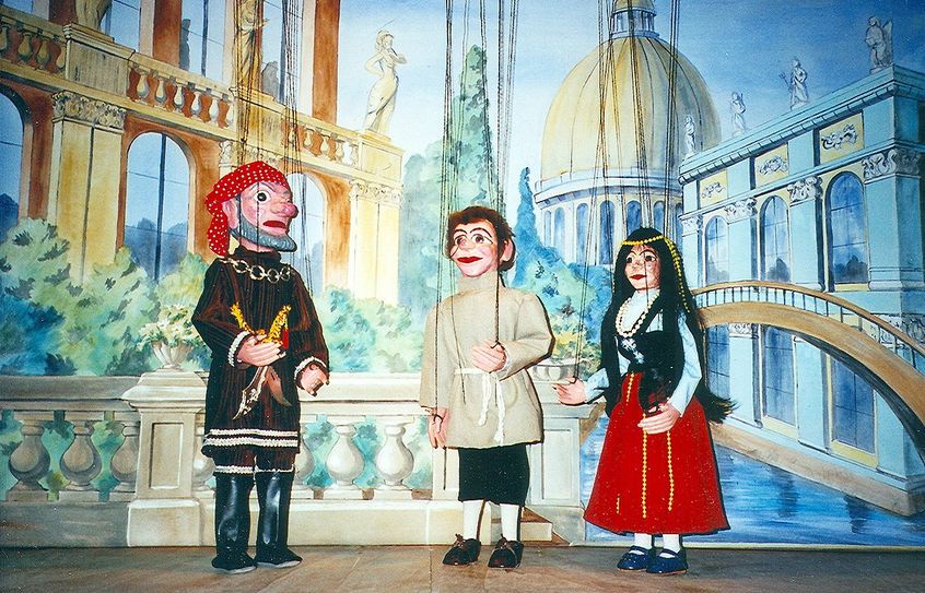 »Der Schneider von Venedig« wird gespielt vom Traditionellen Marionettentheater Uwe Dombrowsky.
 Foto: Museumsverbund Elbe-Elster